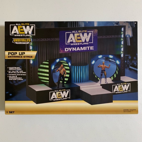 All Elite AEW Wrestling Unrivaled Collection Pop Up Entrance Stage-NIB - Picture 3 of 7
